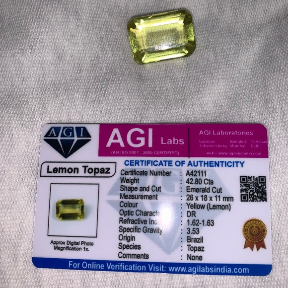 Lemon Topaz - Picture 2 of 3